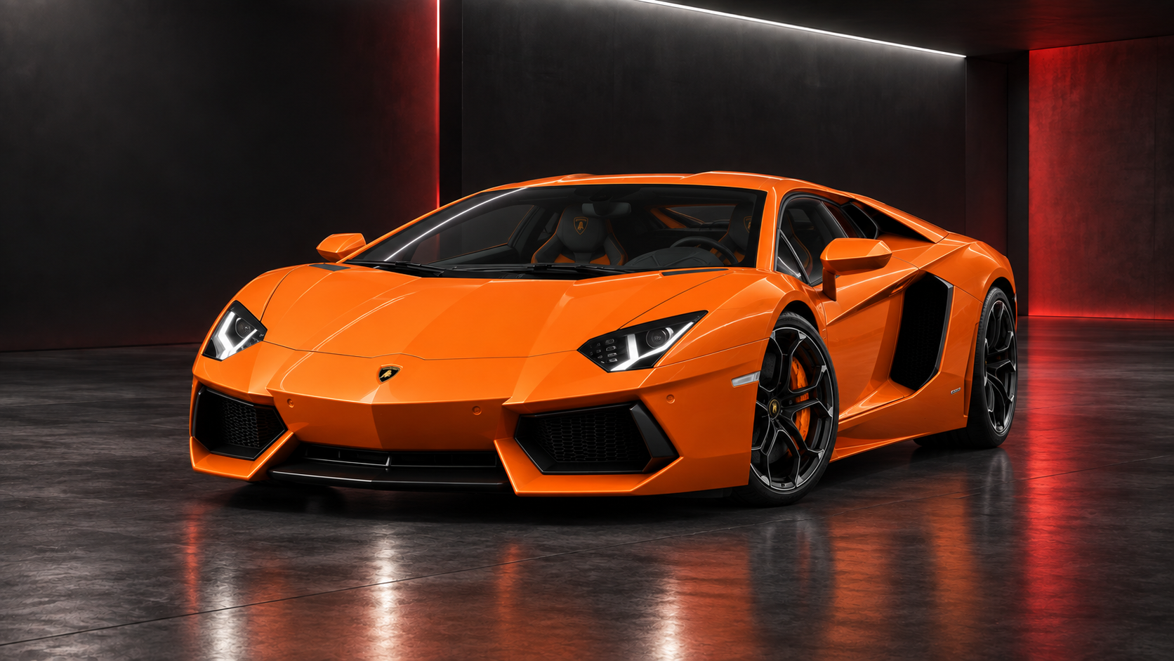 Lamborghini Aventador · promotional render